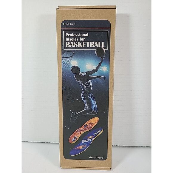 New GobalTrend Professional Basketball‎ Insoles For Basketball Men's Size 8-14 - Picture 1 of 4